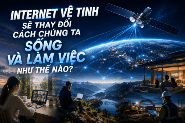Internet vệ tinh sẽ thay đổi cách chúng ta sống và làm việc như thế nào?