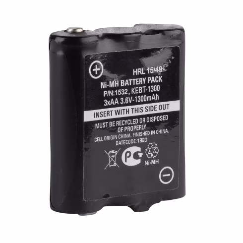 Pin NiMH 1300mAh (AA) Model 1532 Motorola Solutions Cho Thiết Bị bộ đàm hai chiều Motorola dòng Consumer (Dòng bộ đàm cầm tay gia đình/giải trí)